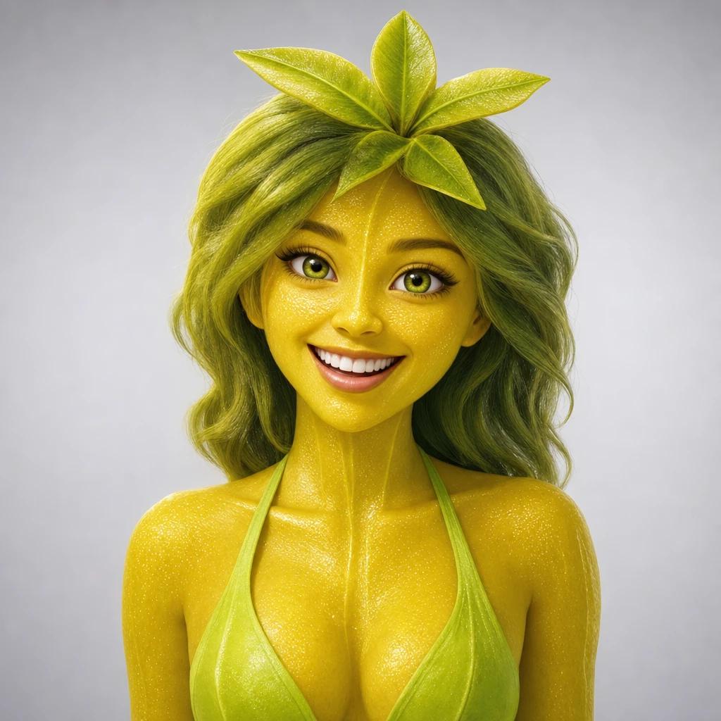 Stella Starfruit, a realistic animated character AI character